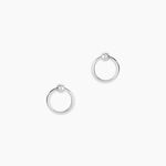 Boucles D'oreilles Pendantes Tatyanna Argent Blanc - Boucles d'oreilles cr&eacute;oles Femme | Histoire d&rsquo;Or