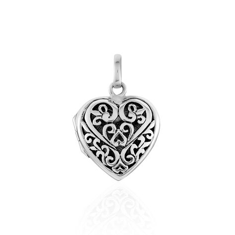 Pendentif Ellya Argent Blanc - Pendentifs Coeur Femme | Histoire d’Or
