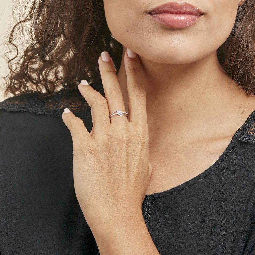 Bague Solitaire Atalante Or Blanc Diamant - Bagues solitaires Femme | Histoire d’Or