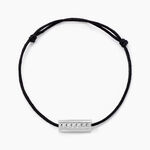 Bracelet Silva Argent Blanc - Bracelets cordon Homme | Histoire d&rsquo;Or
