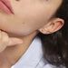 Boucles D'oreilles Puces Fidelia Boule Sablee Or Jaune - Clous d'oreilles Femme | Histoire d’Or