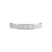 Demi Alliance Juliette Platine Blanc Diamant - Alliances Femme | Histoire d’Or