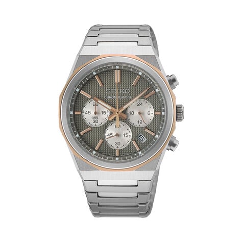 Montre Seiko Sport Chrono 40 Gris - Montres Homme | Histoire d&rsquo;Or