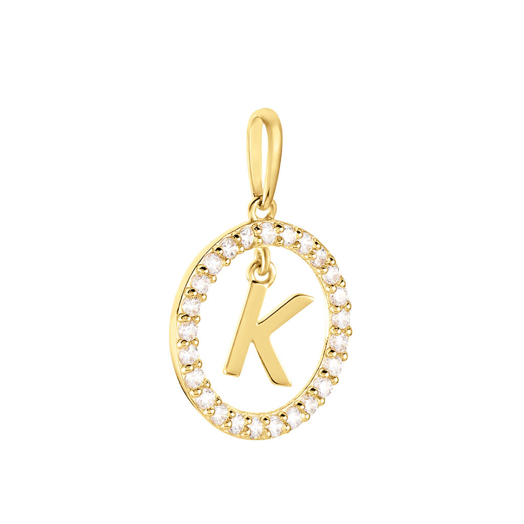 Pendentif Gabe Or Jaune Oxyde De Zirconium - Pendentifs Femme | Histoire d’Or