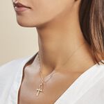 Pendentif Basilissa Croix De Vie Or Jaune - Pendentifs Bapt&ecirc;me Famille | Histoire d&rsquo;Or