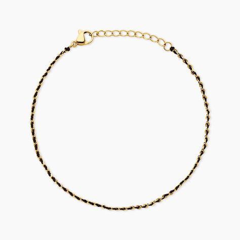 Bracelet Nelli Acier Jaune - Bracelets cordon Femme | Histoire d&rsquo;Or