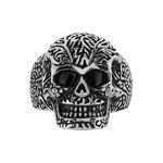 Bague Acier Blanc Et Noir Valentik - Bagues fantaisie Homme | Histoire d&rsquo;Or