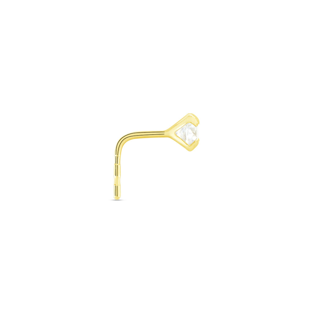 Piercing Fethi Serti Griffe 05 Or Jaune Oxyde - Bijoux Femme | Histoire d’Or