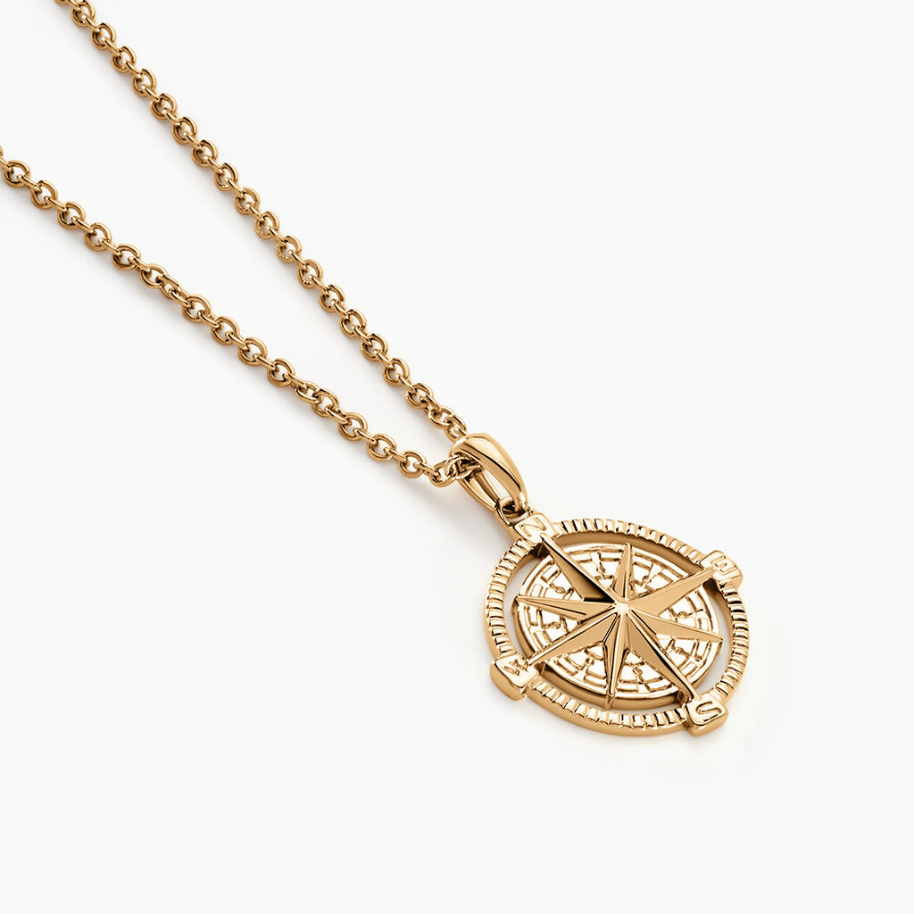 Collier Jet Plaqué Or Jaune - Colliers Homme | Histoire d’Or