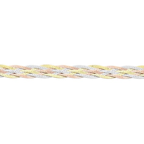Collier Jasmin Tresse Or Tricolore - Colliers Femme | Histoire d’Or