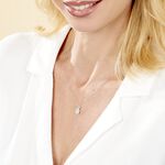 Collier Harold Argent Blanc Oxyde De Zirconium - Colliers fantaisie Femme | Histoire d&rsquo;Or