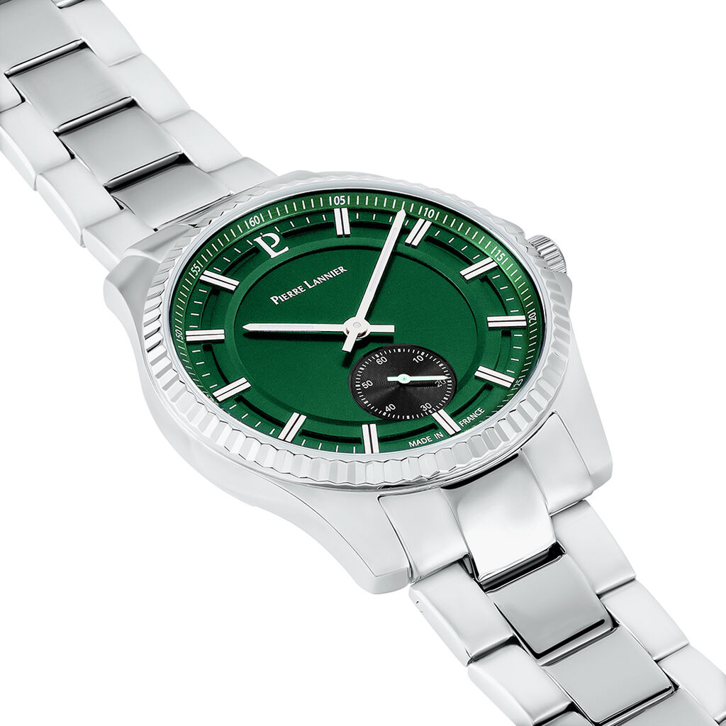 Montre Pierre Lannier Metropolitain Vert - Montres Homme | Histoire d’Or