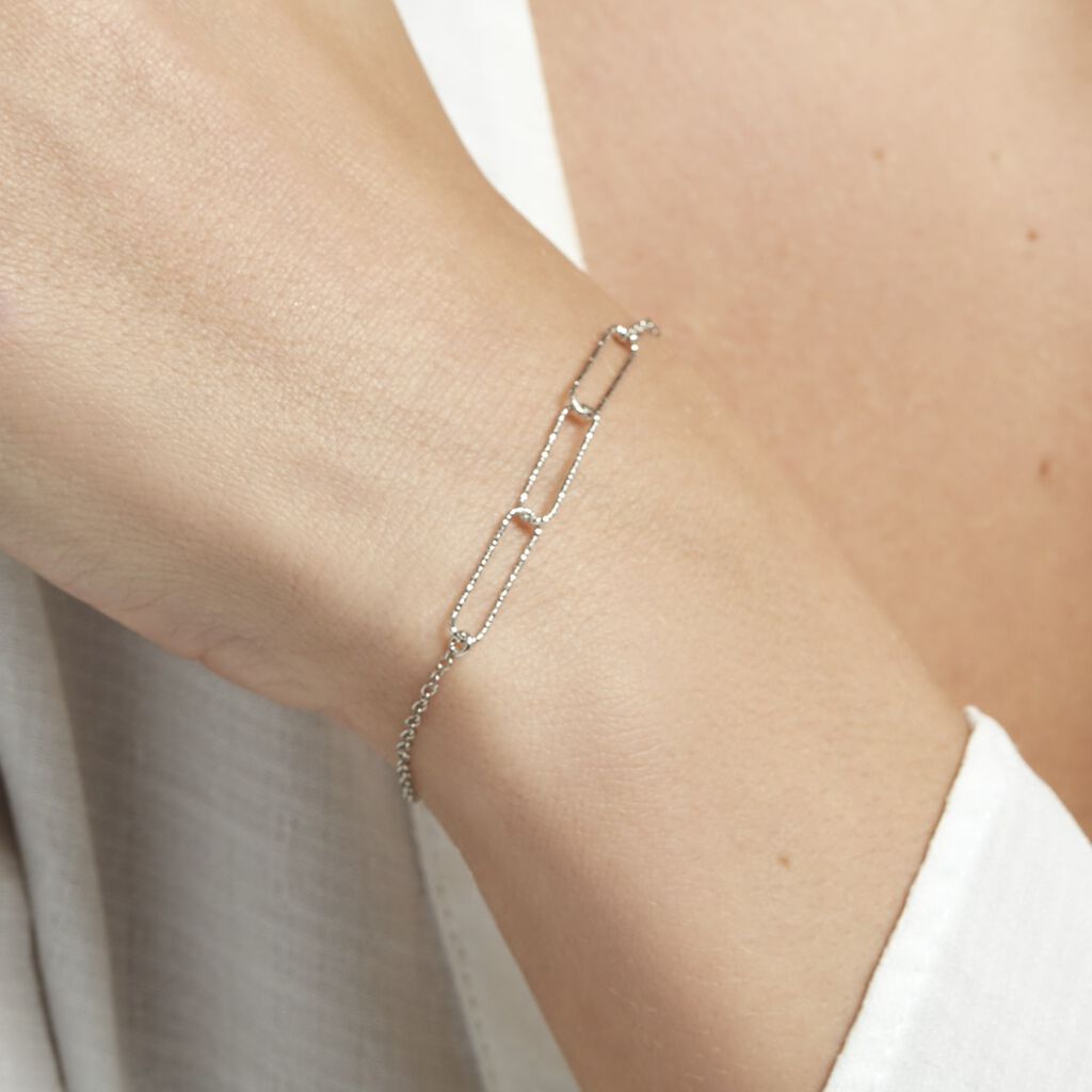 Bracelet Chiarina Argent Blanc - Bracelets Femme | Histoire d’Or