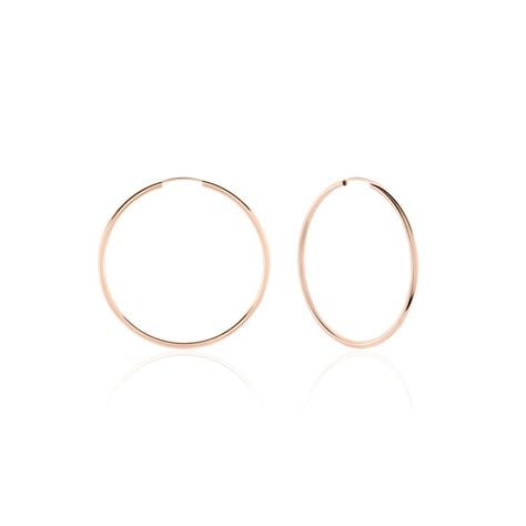 Cr&eacute;oles Valencina Or Rose - Boucles d'oreilles cr&eacute;oles Femme | Histoire d&rsquo;Or