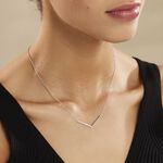 Collier Emea Argent Blanc Oxyde De Zirconium - Colliers fantaisie Femme | Histoire d&rsquo;Or