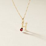 Pendentif Helidie Coccinelle Lettre Or Jaune - Pendentifs Enfant | Histoire d&rsquo;Or