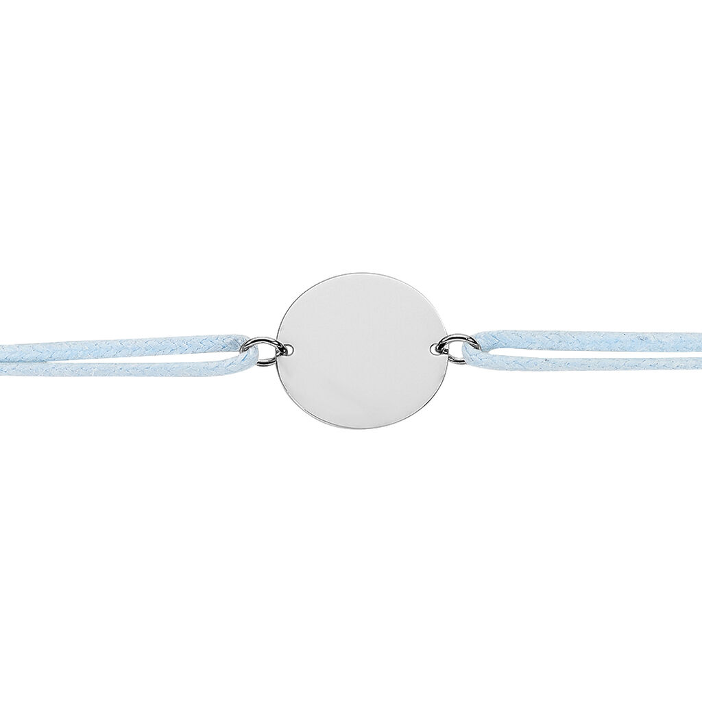 Bracelet Helenia Pastille Gravable Or Blanc - Bracelets Naissance Enfant | Histoire d’Or