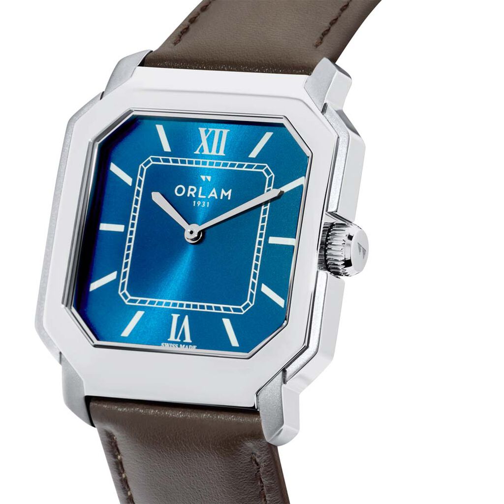 Montre Orlam Heritage Bleu London - F&ecirc;te des p&egrave;res Homme | Histoire d&rsquo;Or