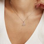 Collier Colombe Argent Blanc Oxyde De Zirconium - Colliers fantaisie Femme | Histoire d&rsquo;Or