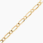 Bracelet Ophelio Maille Alternee 1/1 Or Jaune - Bracelets cha&icirc;ne Homme | Histoire d&rsquo;Or