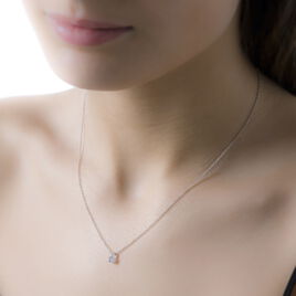 Collier Daliborka Or Blanc Diamant - Colliers Femme | Histoire d’Or