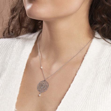 Collier Yolenn Argent Blanc Perle De Culture - Colliers fantaisie Femme | Histoire d’Or