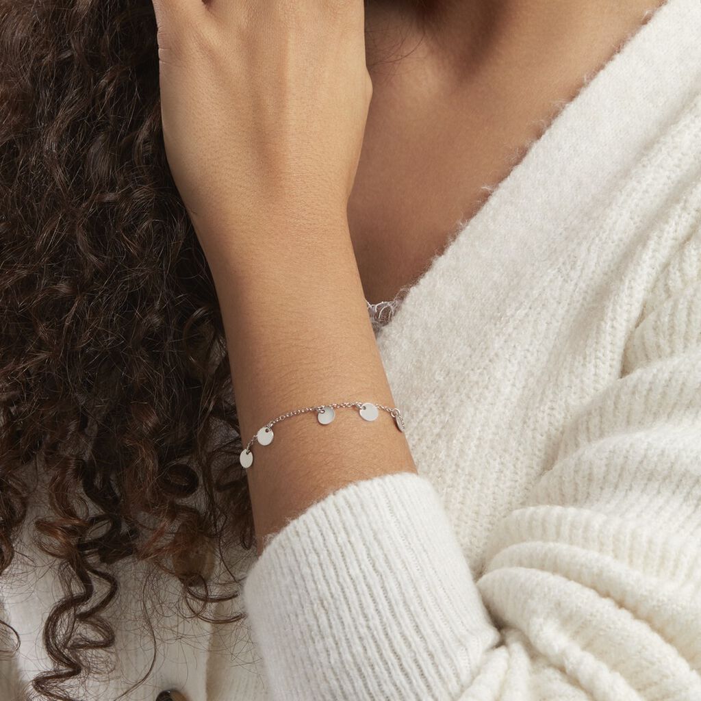 Bracelet Ragavi Argent Blanc - Bracelets Femme | Histoire d’Or