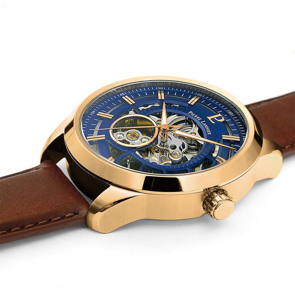 Montre Pierre Lannier Automatique Bleu - Montres Homme | Histoire d’Or