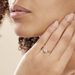 Bague Solitaire Natalia Or Blanc Diamant - Bagues solitaires Femme | Histoire d’Or