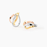 Cr&eacute;oles Horus Or Tricolore - Boucles d'oreilles cr&eacute;oles Femme | Histoire d&rsquo;Or