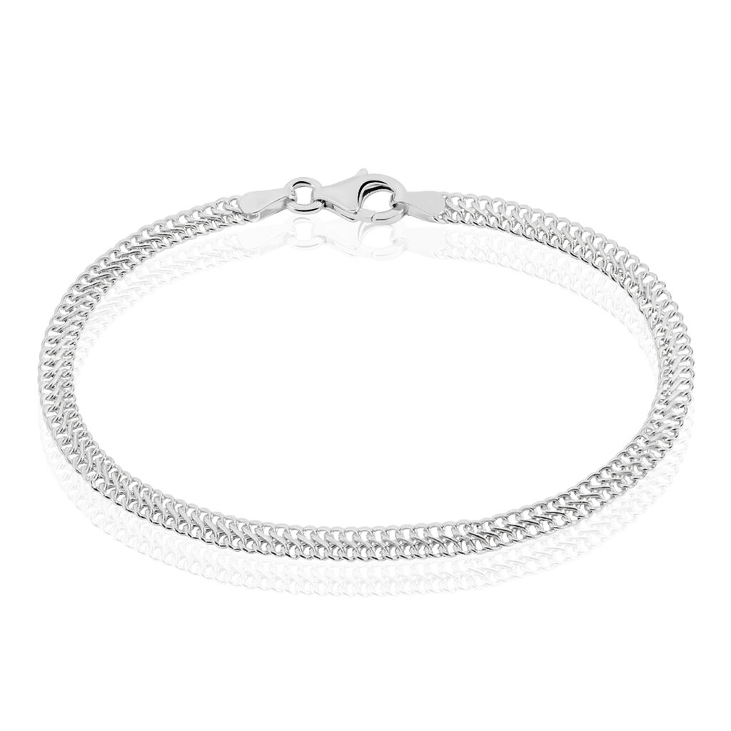 Bracelet Anne-sylvieae Argent Blanc - Bracelets chaîne Femme | Histoire d’Or