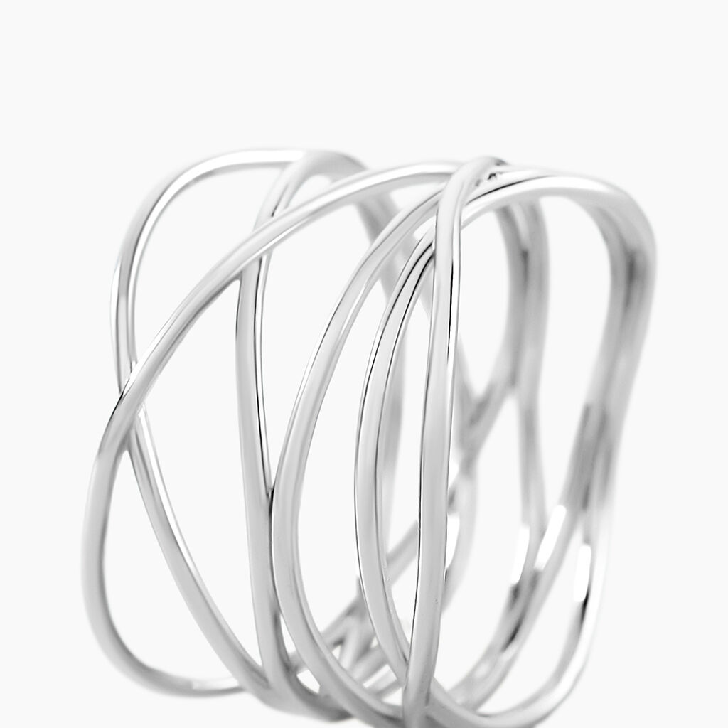 Bague Filigrane Argent Blanc - Bagues fantaisie Femme | Histoire d’Or