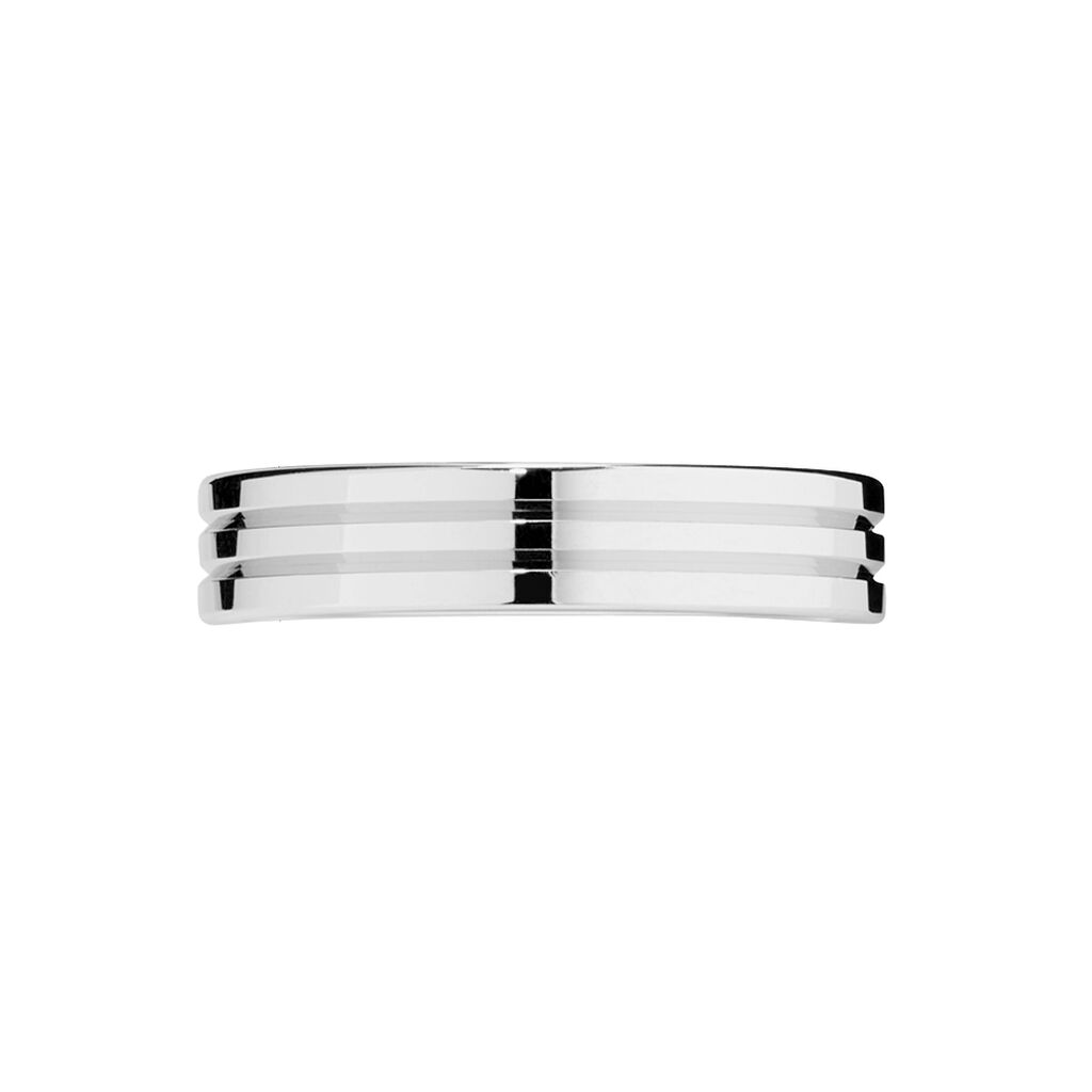 Alliance Merylle Ruban Plat Or Blanc - Alliances Unisex | Histoire d&rsquo;Or