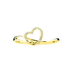 Bague Louise Or Jaune Diamant - Bagues avec pierre Femme | Histoire d&rsquo;Or