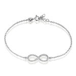 Bracelet Argent Blanc Rowan Oxyde De Zirconium - Bracelets Femme | Histoire d&rsquo;Or