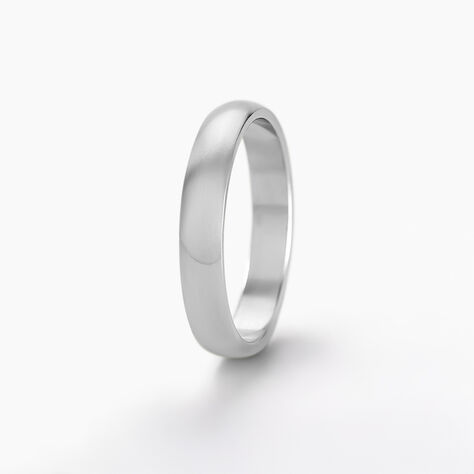 Alliance Alexyne Argent Blanc - Alliances Famille | Histoire d&rsquo;Or