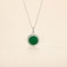 Collier Zea Argent Blanc Malachite - Colliers fantaisie Femme | Histoire d’Or