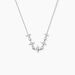 Collier Midnight Flower Argent Blanc Oxyde De Zirconium - Colliers fantaisie Femme | Histoire d’Or
