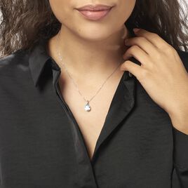 Collier Anesa Or Blanc Topaze - Colliers Femme | Histoire d’Or