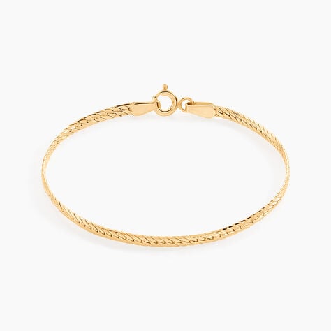 Bracelet Elnora Maille Anglaise Or Jaune - Bracelets Communion Enfant | Histoire d&rsquo;Or