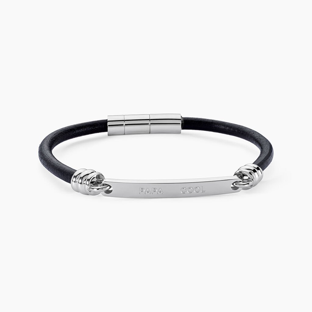 Bracelet Acier Blanc Gaspard - Bracelets Homme | Histoire d’Or