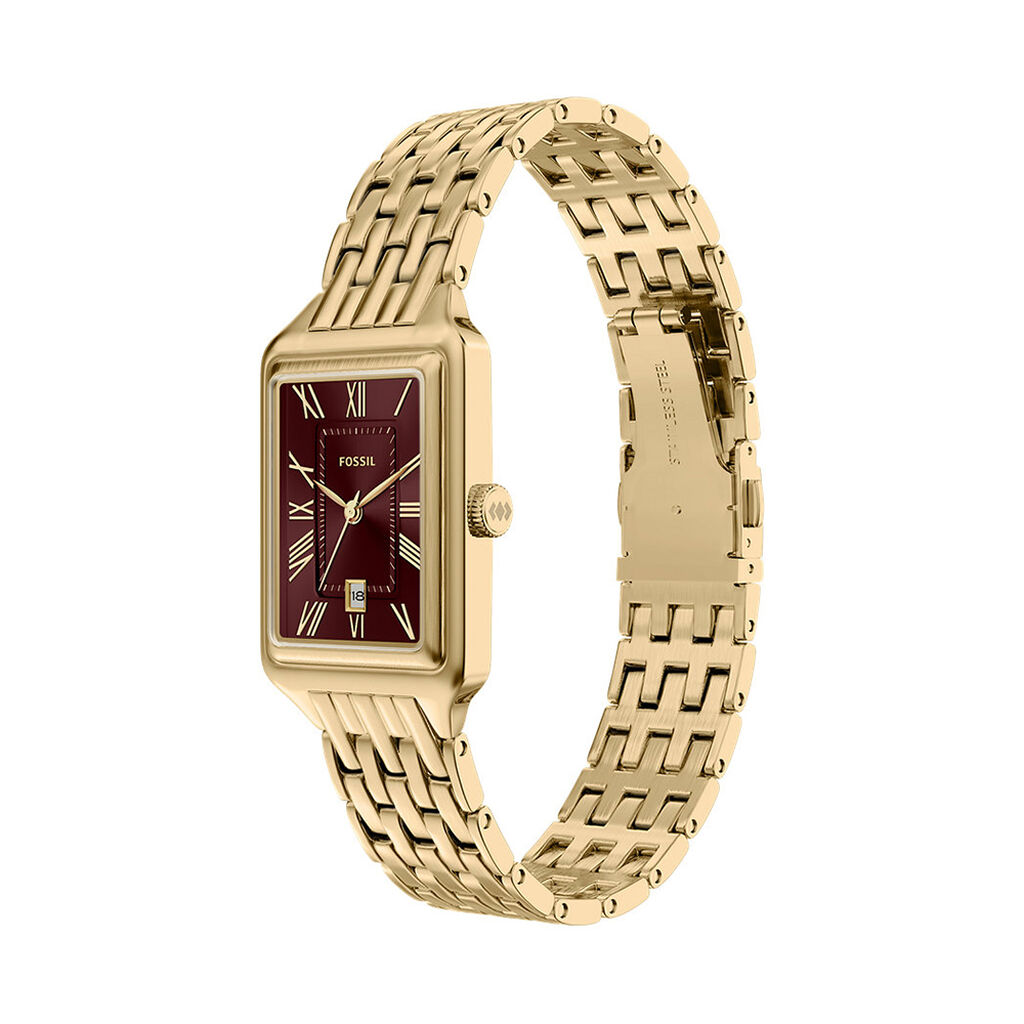 Montre Fossil Raquel Rouge - Montres Femme | Histoire d&rsquo;Or