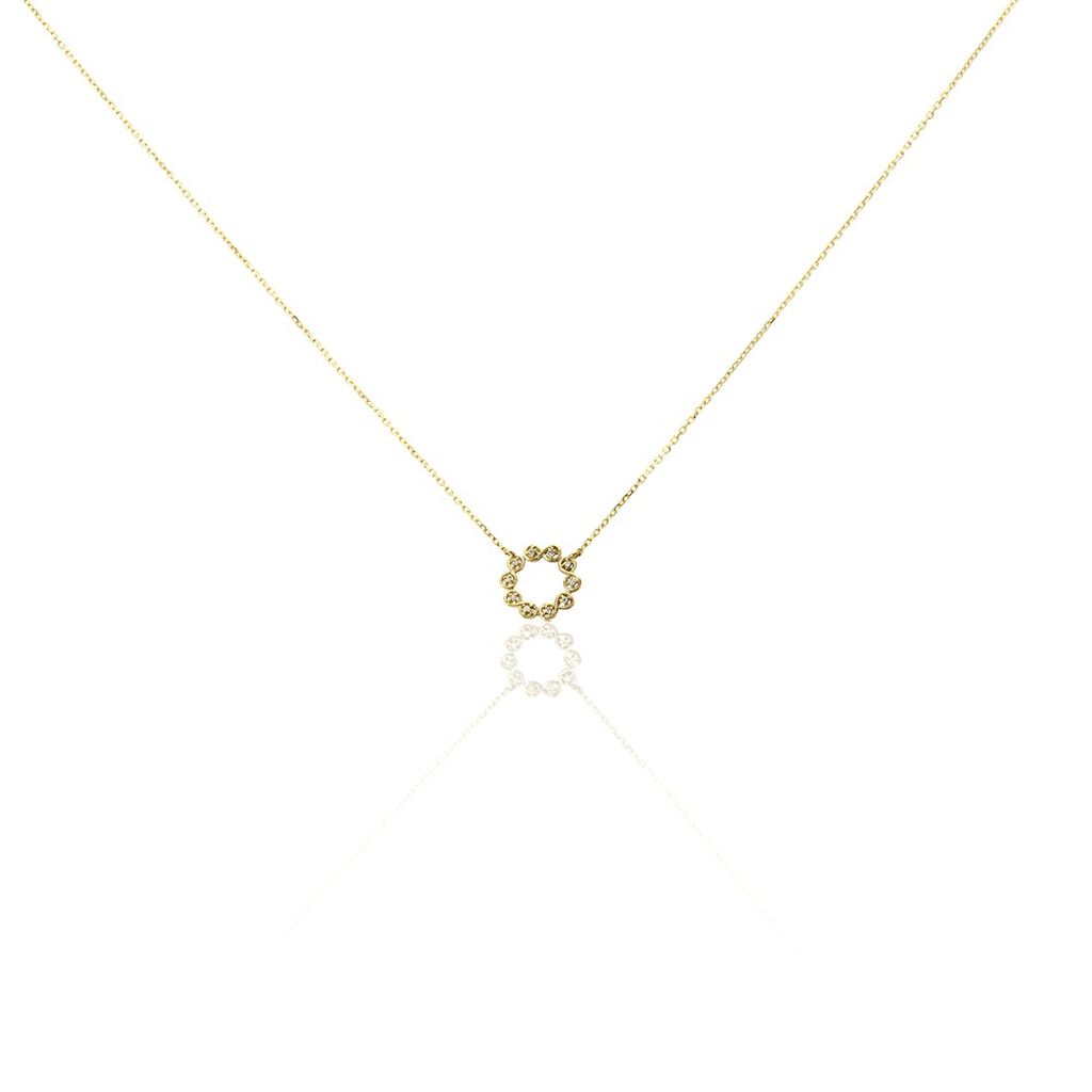Collier Or Jaune Adrienn Diamants - Colliers Femme | Histoire d’Or
