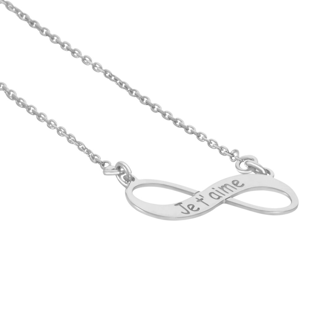 Collier Argent Blanc Wandis - Colliers fantaisie Femme | Histoire d’Or