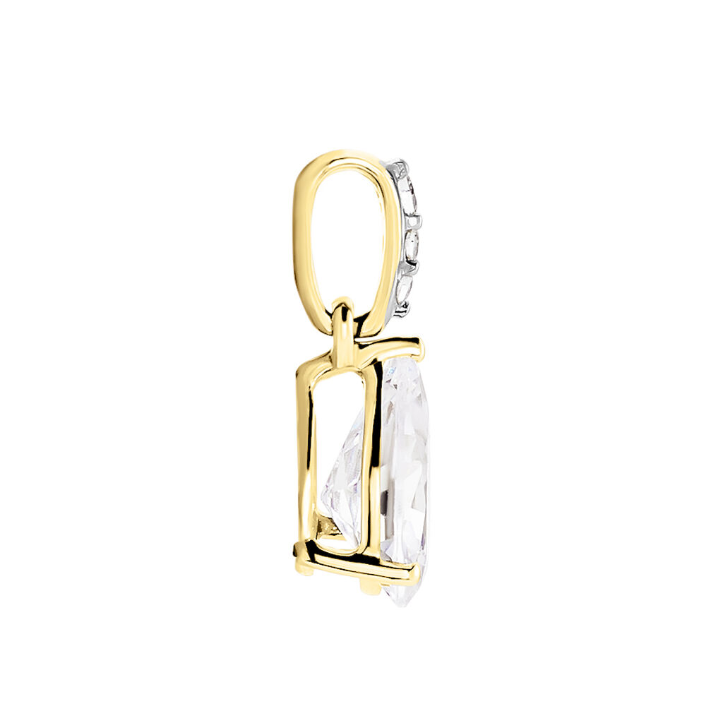 Pendentif Gorgel Or Jaune Oxyde De Zirconium - Pendentifs Femme | Histoire d’Or