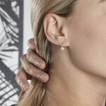 Boucles D'oreilles Pendantes Ursilla Or Blanc Diamants - Boucles d'oreilles pendantes Femme | Histoire d&rsquo;Or
