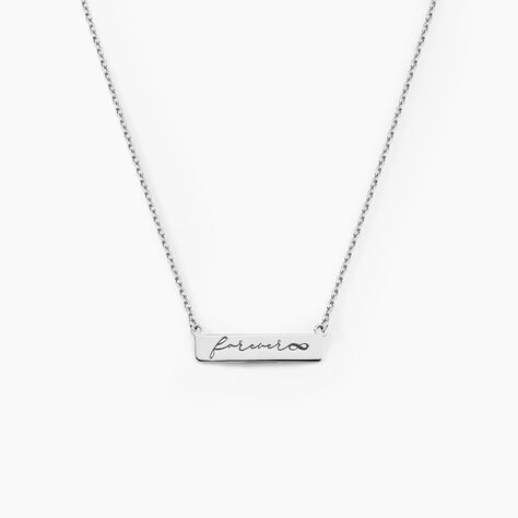 Collier Lorayne Argent Blanc - Colliers fantaisie Femme | Histoire d’Or
