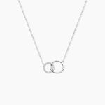 Collier Or Blanc Nesrine Oxydes - Colliers Femme | Histoire d&rsquo;Or