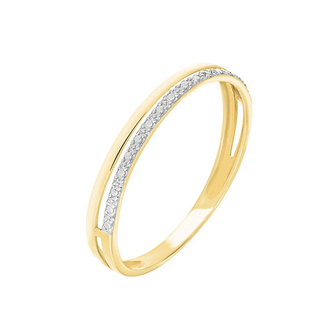 Bague Olena Or Jaune Diamant - Bagues avec pierre Femme | Histoire d’Or