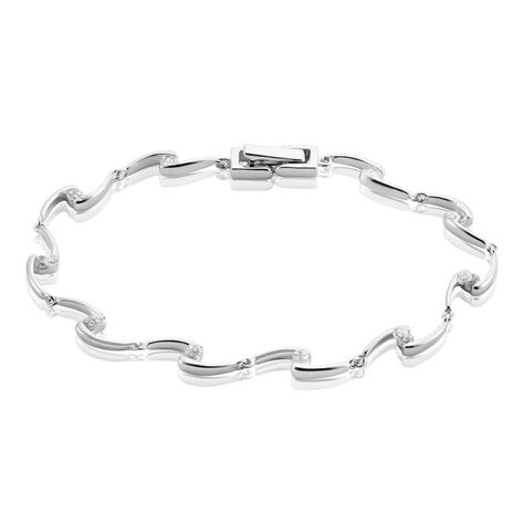 Bracelet Ezia Argent Blanc Oxyde De Zirconium - Bracelets Femme | Histoire d’Or